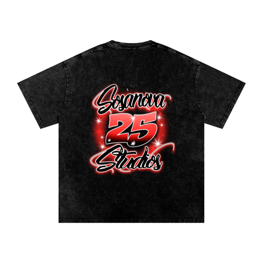 Acid Wash Graffiti logo tee