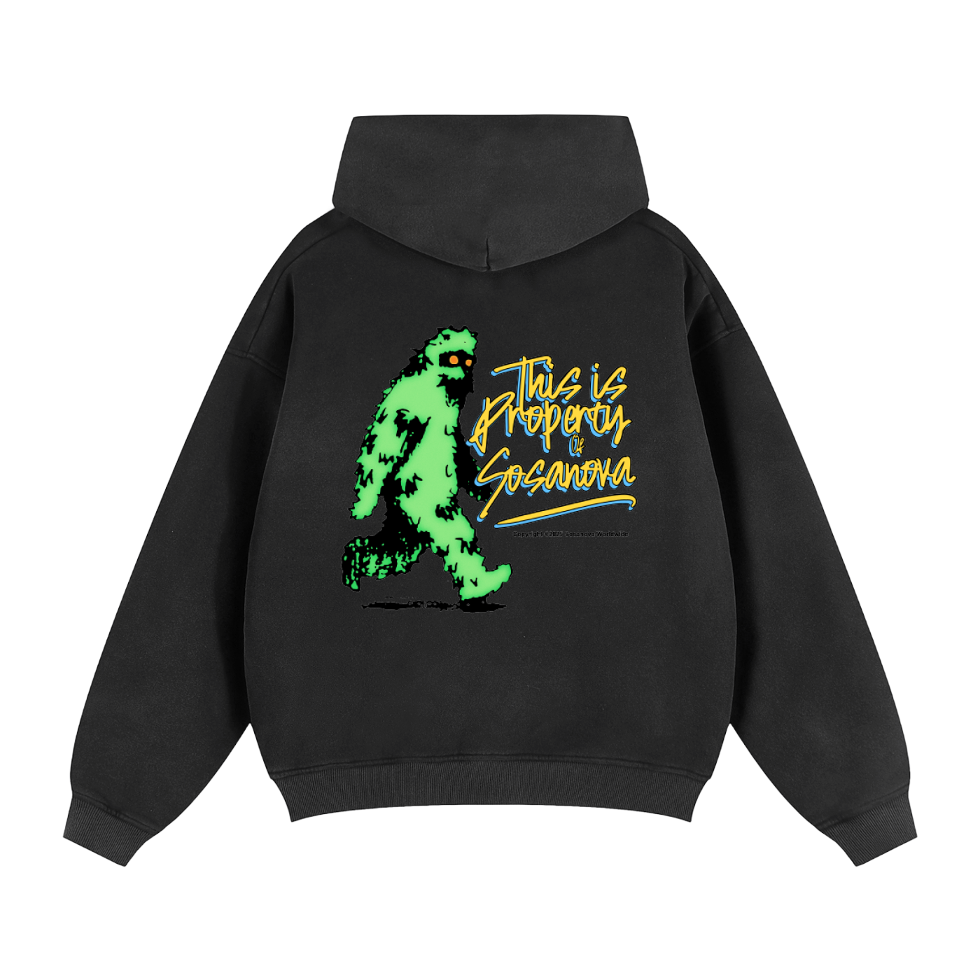 SosaSquach Two-way Zipper Hoodie