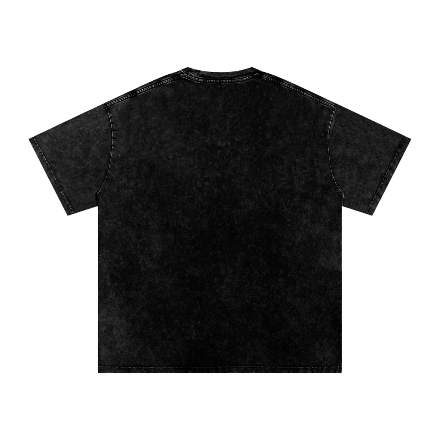 Acid Wash Graffiti Logo Oversize T-Shirt