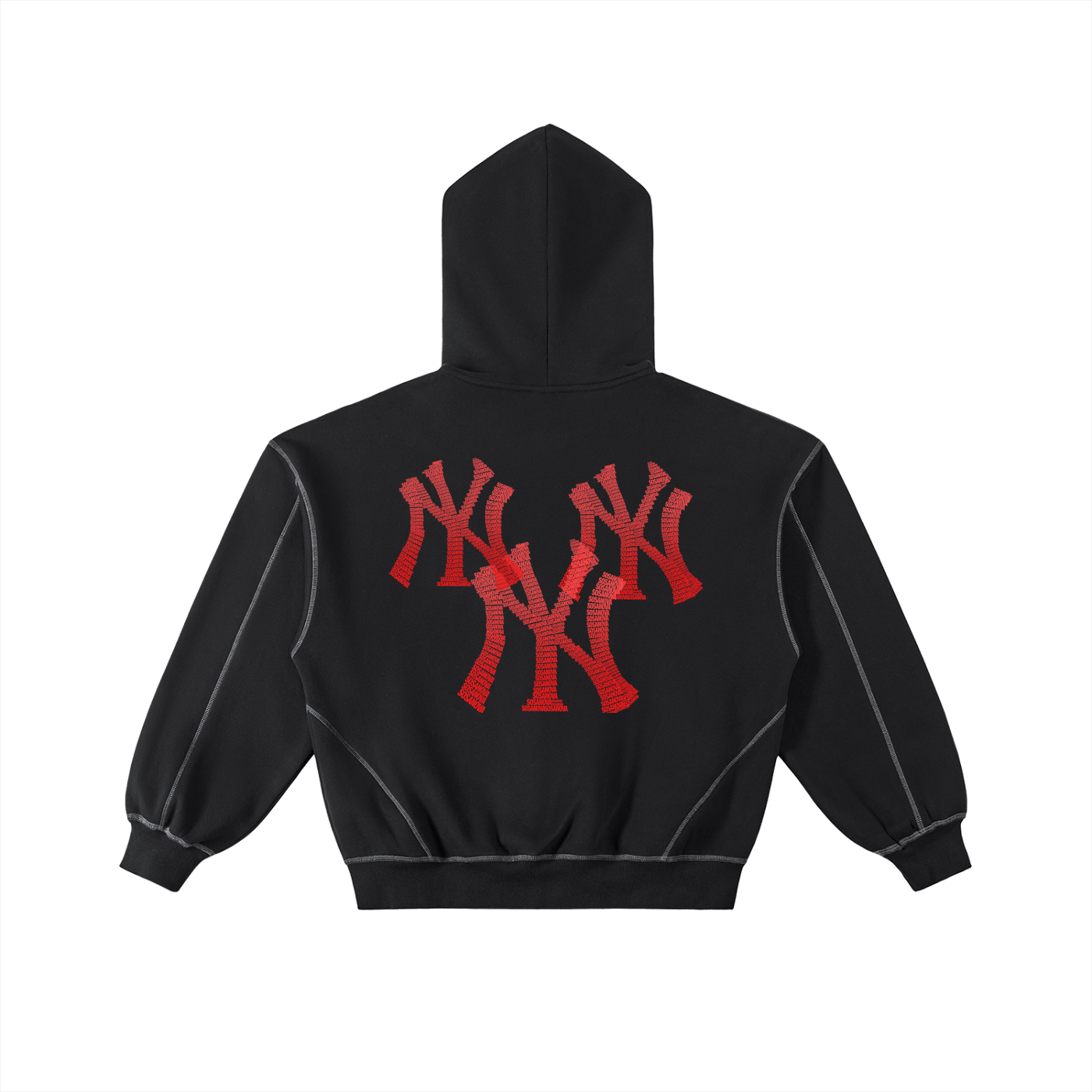 BlackCherry Boxy Hoodie