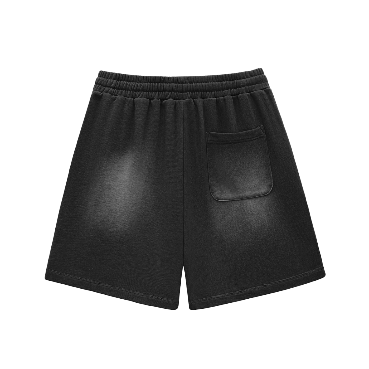 Sun Fade Graffiti Logo Cotton Shorts