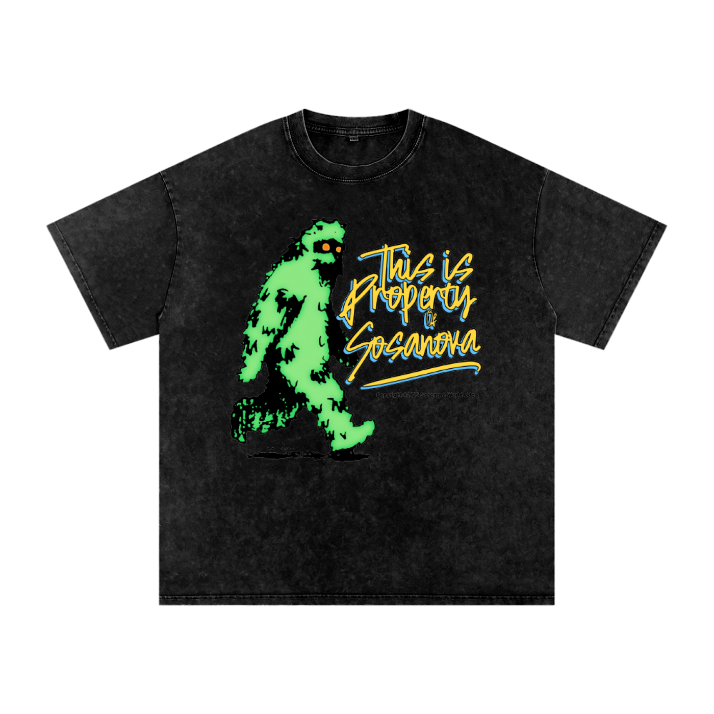Acid Wash SosaSquatch T-shirt