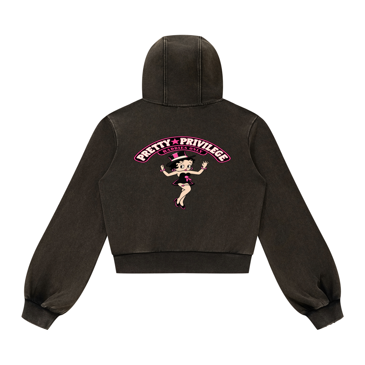 Vintage Wash Zip Hoodie