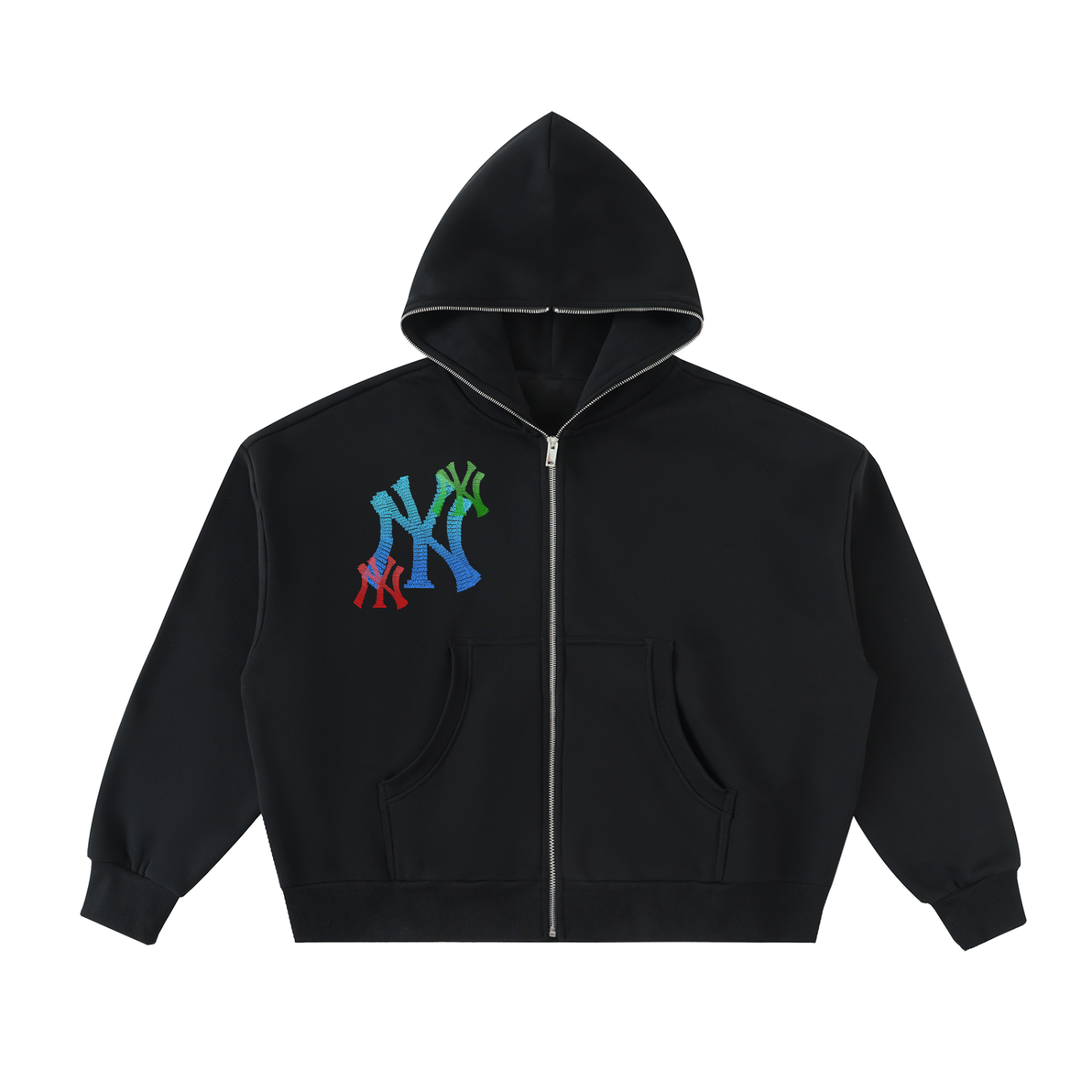 Skittlez Full-Zip Boxy Hoodie