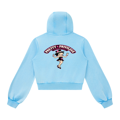 Vintage Wash Zip Hoodie