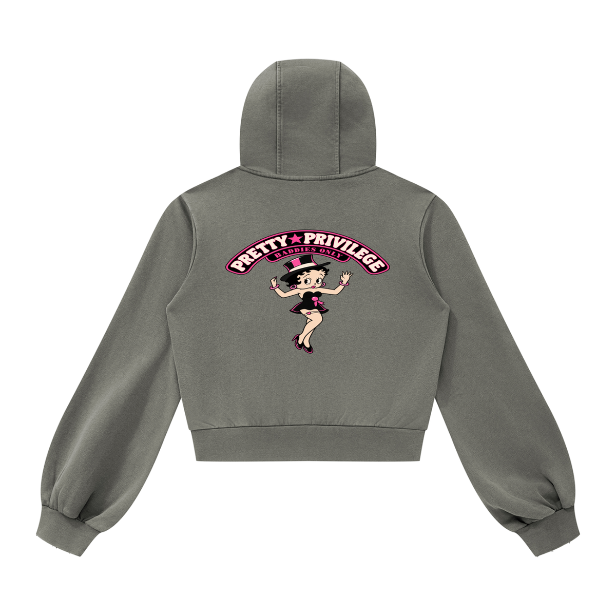 Vintage Wash Zip Hoodie