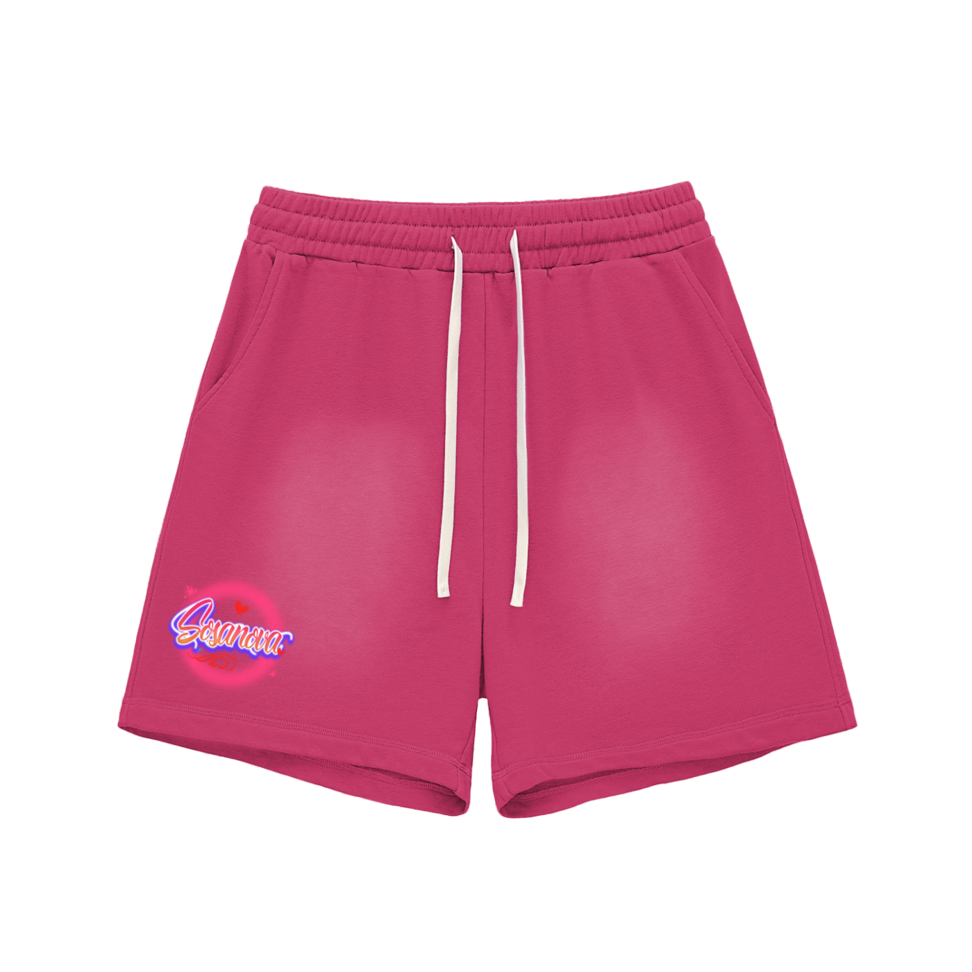 Grafitti Logo Cotton Shorts
