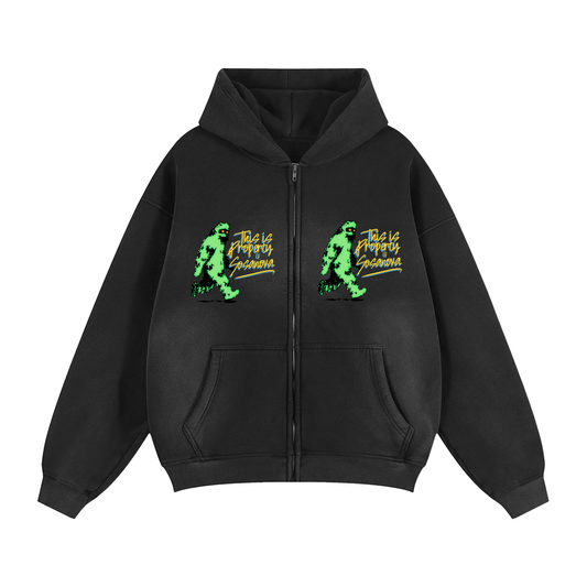SosaSquach Two-way Zipper Hoodie