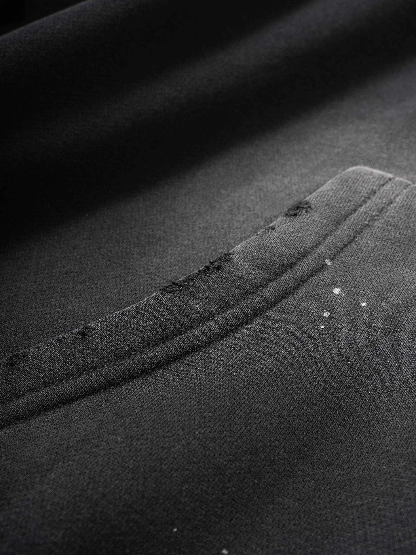 Sosanova studios acid washed distressed hoodie